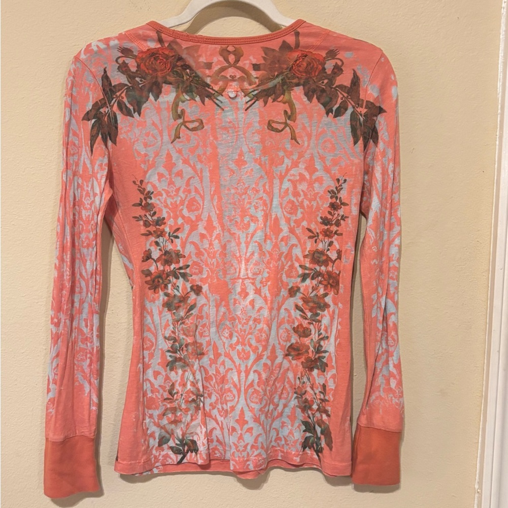 Butterfly Dropout Long Sleeve Top - Picture 5 of 13